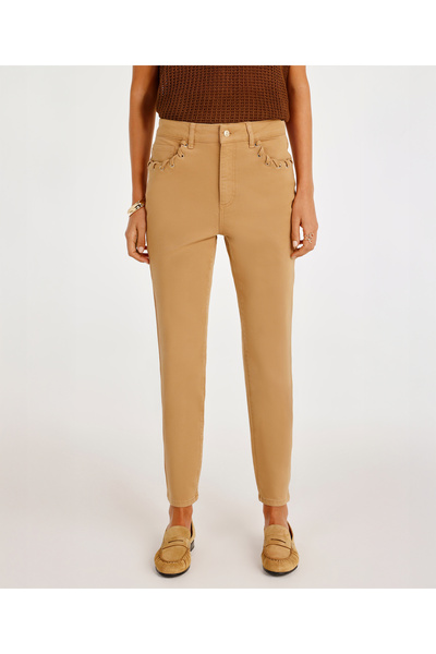 Yargıcı Slim Fit Trousers with Pocket Detail