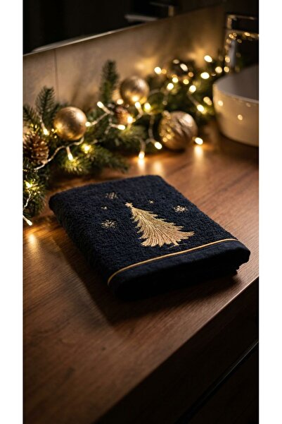 Minteks Новорічна ялинка з вишивкою 50x90см Новорічний рушник