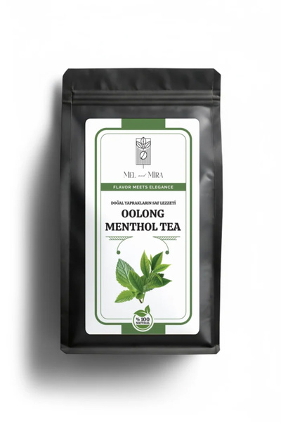 Mel and Mira Premium Oolong Menthol Tea 100g Spearmint ve Mentol Aromalı Oolo...
