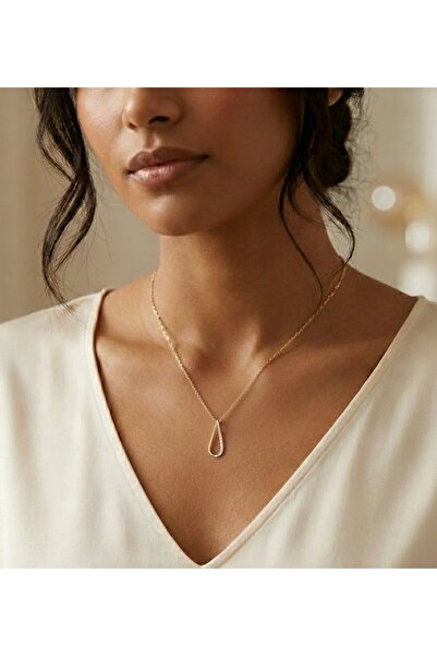 Koçak 14 Ayar Butter Yellow Tasarım Altın Kolye