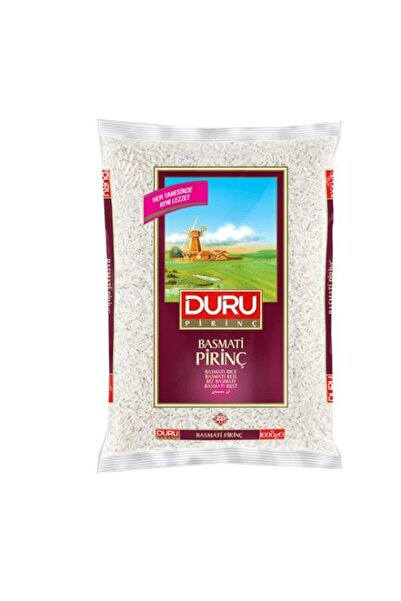 Duru BASMATİ PİRİNÇ BEYAZ AMBALAJ 1 KG 2 ADET