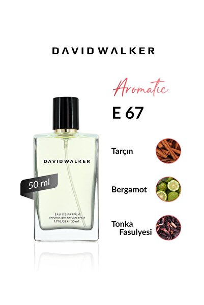 David Walker E67 Tom 50 ml Erkek Parfüm | Aromatic