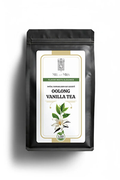 Mel and Mira Premium Oolong Vanilla Tea 100g Saf Vanilya Aromalı Oolong Çayı