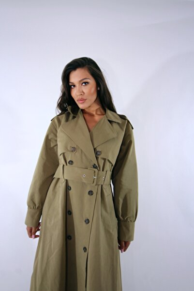 YAS Y.A.S. PALTON TRENCH ELEGANT CU CUREA ÎN TALIE