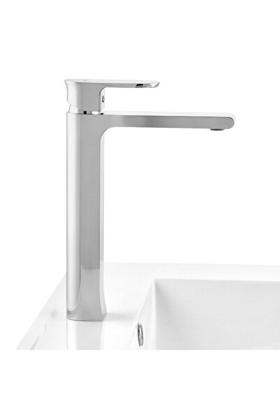 Maison Mex Baterie lavoar înalt GIVEN L16.2 H29.8 cm cromată