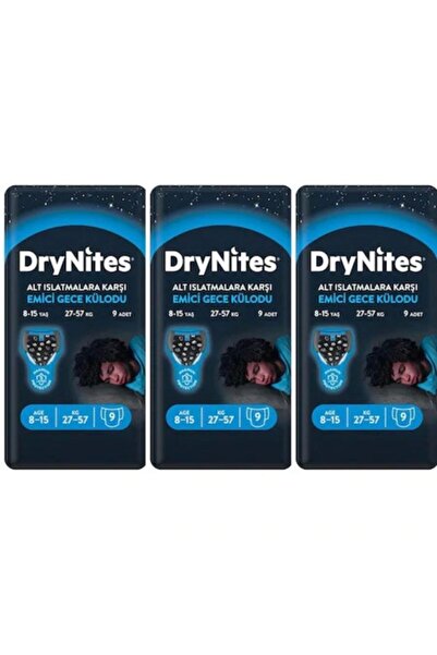 Huggies Drynites Erkek Emici Gece Külodu 8-13 Yaş 27 Adet