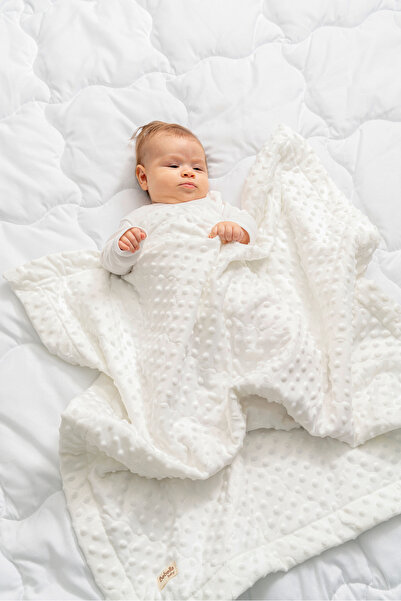 Bebella Quilted Chickpea Baby Swaddle Blanket – Double Sided Seasonal / Newborn Hospital Outlet 80X90Cm