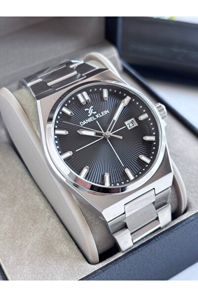 Daniel Klein Takvimli Erkek Kol Saati Çelik Kordon 3 Atm Su Geçirmez Gümüş Re...