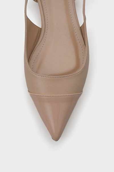 Capone Outfitters Anita Pointed Toe Open Back Women's Ballerinas