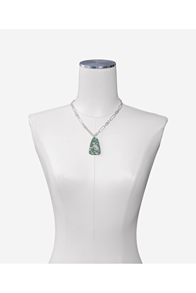Yargıcı Uç Detaylı Zincir Kolye