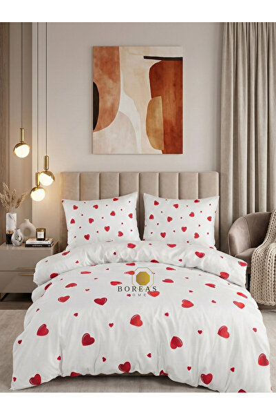 Boreas Home Set cuvertură de pilota dublă cu mini-cuie și cearșafuri elastice