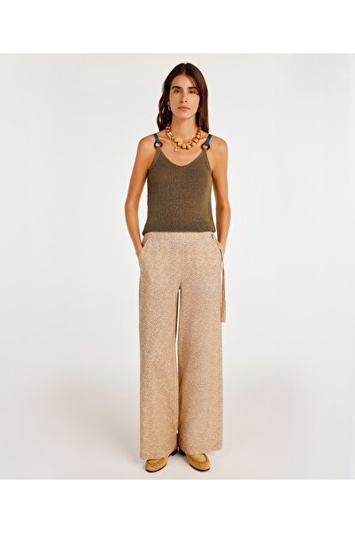 Yargıcı Bağlama Detaylı Pantolon