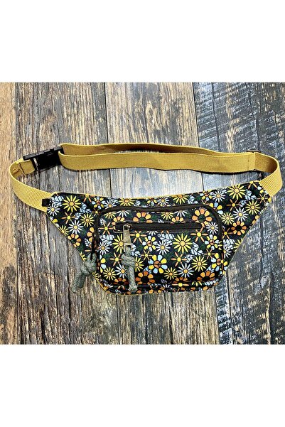 street&bagdnz Retro Patterned Bohemian Ethnic Authentic Shoulder and Waist Bag for Daily Travel Use