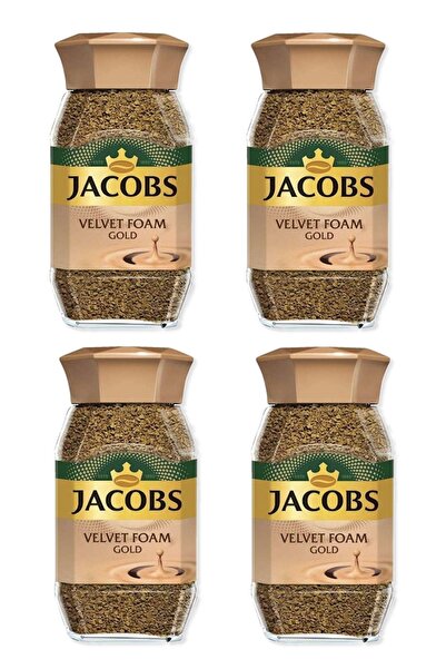Jacobs VELVET FOAM GOLD 100 GRAM X 4 ADET