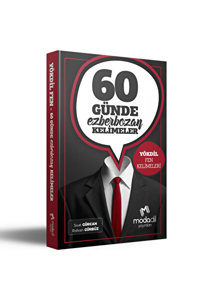 Modadil Yayınları Yökdil Fen 60 Günde Ezber Bozan Kelimeler Suat Gürcan