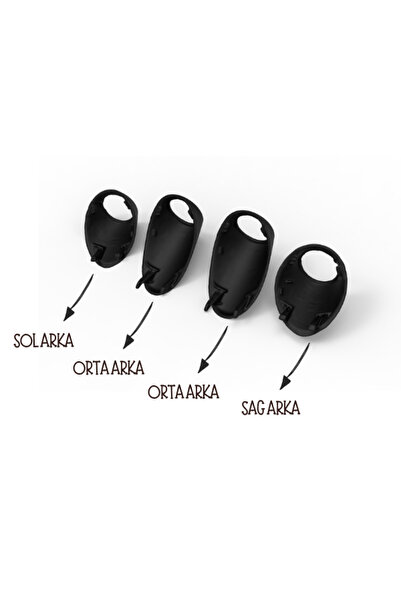 SK-DESİNG BMW X5 E53 Arka Tampon Park Sensörü Çerçevesi PDC Kapağı 2000-2006 ...