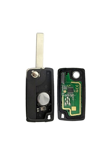 TECHSTAR Cheie auto completă Peugeot, 307, 407, 433Mhz, 7961, ID46, VA2, 3 butoane