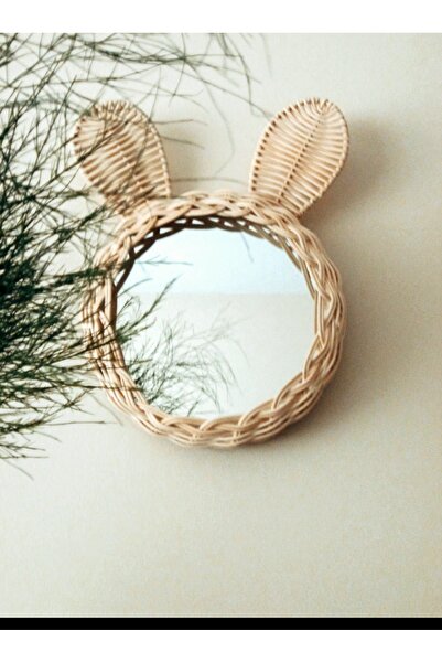 Ebruli Rattan Ayna seti 20 CM AYNA ÖLÇÜSÜ LÜTFEN ÖLÇÜM YAPARAK ALIM YAPINIZ.)