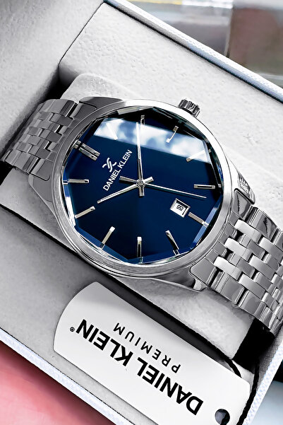 Daniel Klein Original Men's Wristwatch Waterproof Silver Color Steel Band Gift Bracelet Dke2001C4