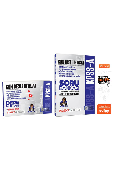 İndeks Akademi Emel Aksaç|2026 KPSS A Grubu İktisat Son Beşli Video Ders Notl...