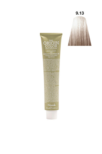 Nook Origin Color Profesyonel Saç Boyası 100ml - Açık Bej Küllü Soğuk Sarı (9.13 - KÜLLÜ DORE SOĞUK)