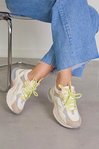 Stil Durağı sm30170 model 5 cm tabanlı yeni sezon spor ayakkabı BEY.TEN