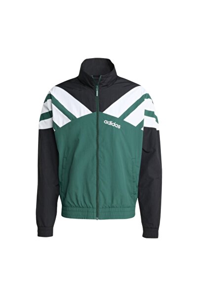 adidas Πράσινο ανδρικό μπουφάν TRACK TOP JX3053