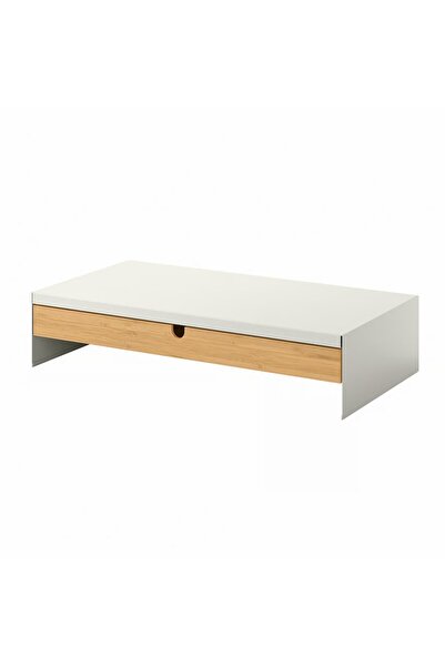 EliteEco IKEA ELLOVEN monitor booster, Office Desk with Under-Desk Storage white, 47x26x10 cm