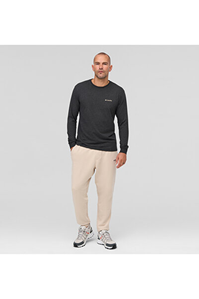 Columbia CS0354 CSC M BASIC SM LOGO LS TEE Ανθρακί μελανζέ
