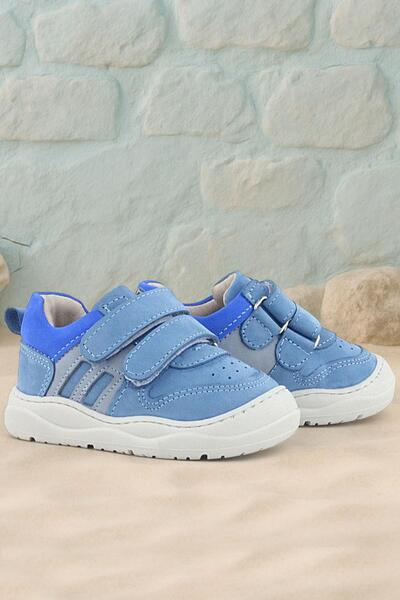 Rakerplus Schaggy Genuine Leather Blue Baby Sneakers