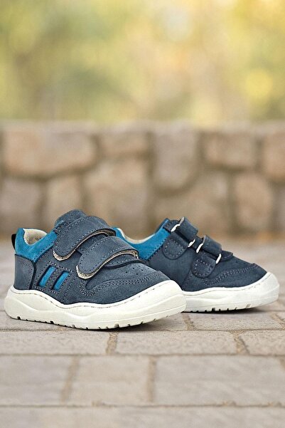 Rakerplus Schaggy Genuine Leather Gray Baby Sneakers