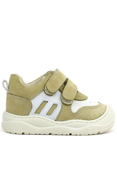 Rakerplus Green Schaggy Genuine Leather Baby Sneakers