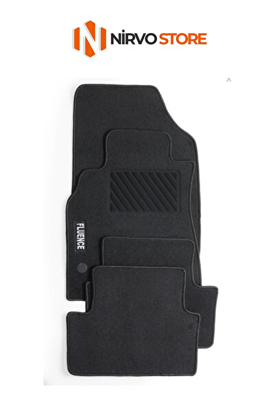 VELÜR Renault Fluence 2009-2016 Özel Uyumlu Oto Halı Paspas