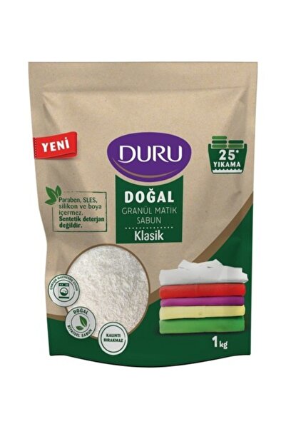Duru Granül Matik Sabun Klasik 25 Yıkama 1 KG 4 ADET