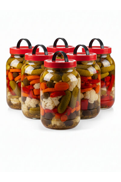 Perodia 2 Litre Cam Turşu Ve Bakliyat Saklama Kavanozu