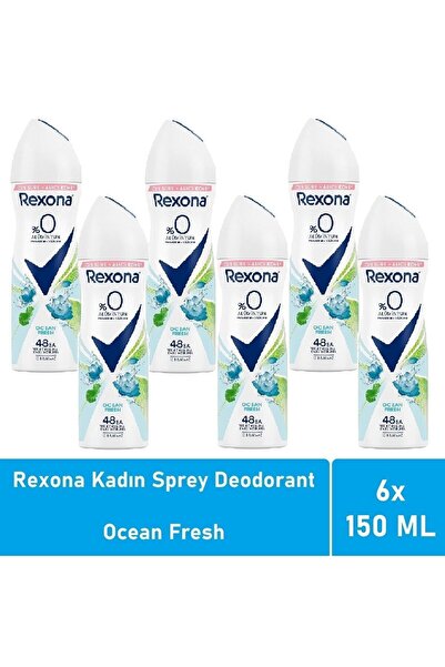 Rexona WOMEN DEO OCEAN FRESH 150 ML 6 ADET