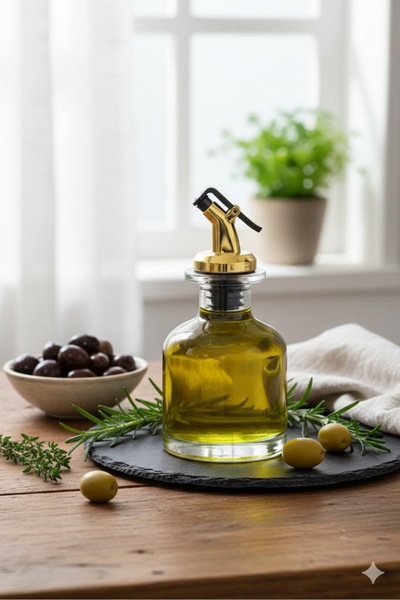 junibeliw 1 قطعة نموذج اسطوانة زجاجة أدوات المائدة زيت النفط الخل زيت الليمون...