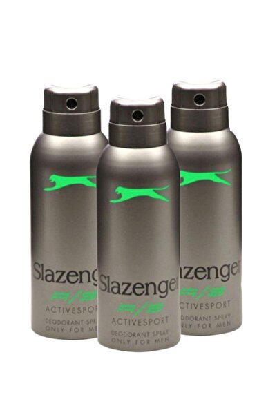Slazenger ACTİVE SPORT YEŞİL DEODORANT 150 ML 3 ADET