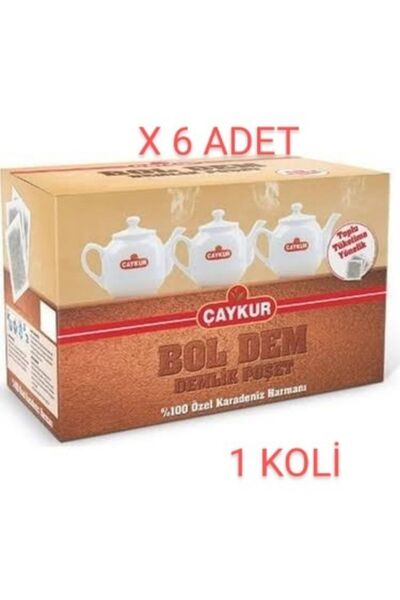 Çaykur Boldem Demlik Poşet Çay 750 gr X 6 Adet