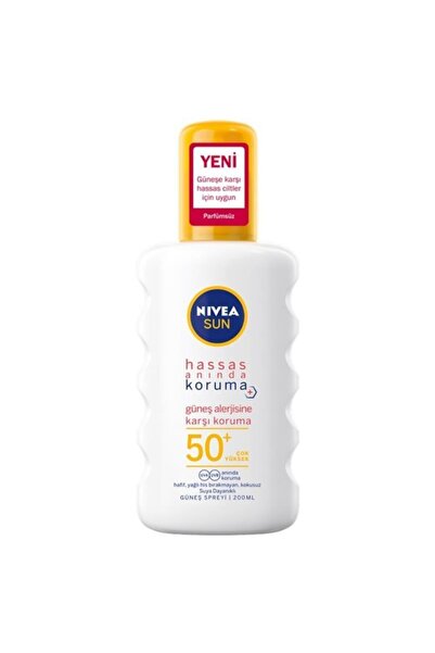 NIVEA SUN HASSAS ANINDA KORUMA SPREY SPF 50+ 200ML