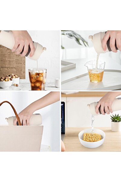 OEM Portable electric thermos 2 in 1 - 350 ml, temperature control and maintenance, stainless steel