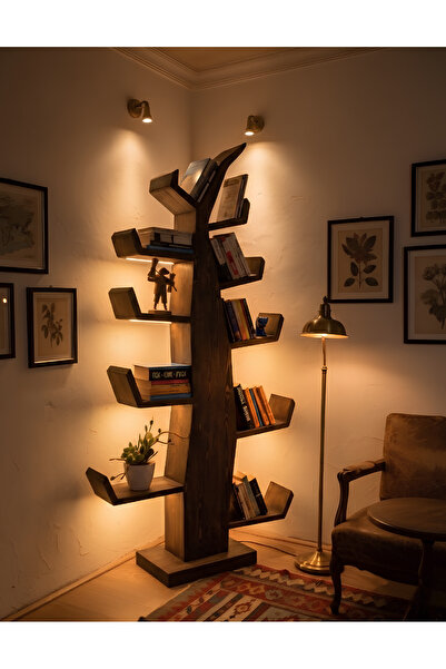 DAG CRAFTED NATURE Arbour Masif Çam Kitaplık