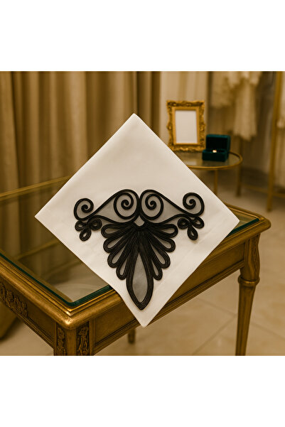 Çeyiz Bahçesi Black Çeyizlik Bohça Hurç Siyah