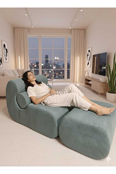 COLORMİX Forza,Berjer Tekli Koltuk,Dinlenme Koltuğu,Yıkanabilir Kılıf Tamamen Sünğer