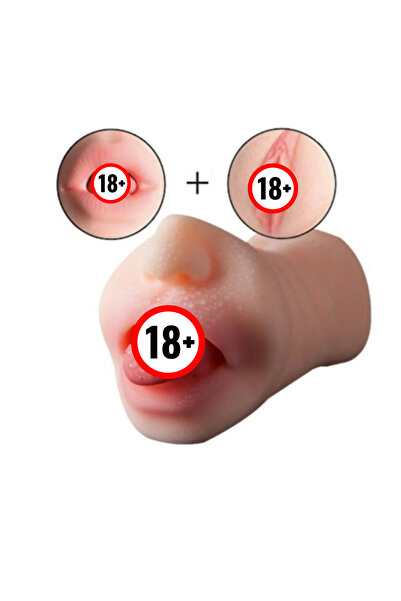Oral Ve Vajinal Realistik Masturbatör