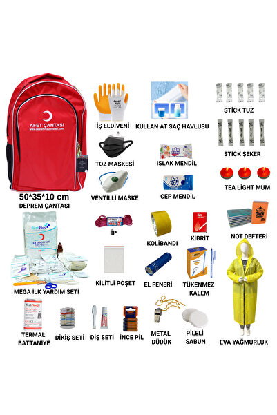Bestway ve Diğeri Deprem ve Afet Çantası (Acil Durum Kiti) - Büyük