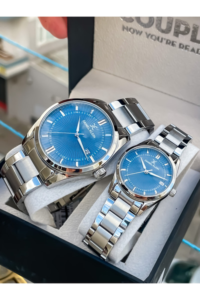 Daniel Klein Women's Men's Steel Wristwatch Couple Watch Lover's Watch Mr. Watch Combination Watch 2 Years Warranty