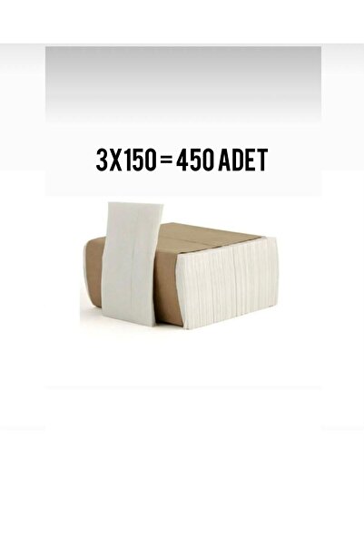 Reference Z Katlama Dispenser Kağıt Havlu Peçete 150 li 3 Paket 450 Adet