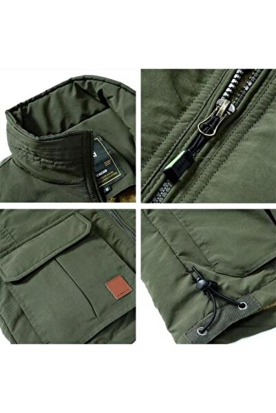 Wolff TACTICAL Εποχιακό αναπνεύσιμο γρήγορο στέγνωμα με πολλές τσέπες χακί και μπεζ γιλέκο εξωτερικού χώρου Desert Color