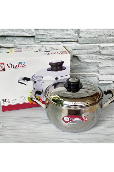 ZEBRA THAILAND ZEBRA Steel Pot with a base measuring 24cm and a height of 14cm / 6 liters